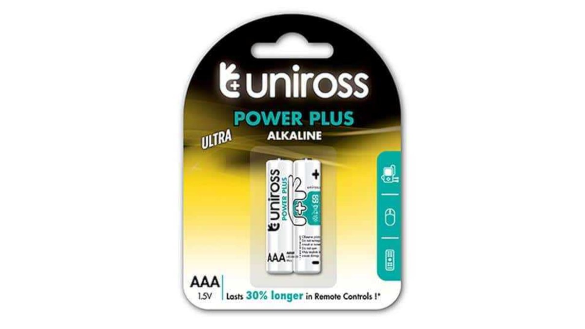 Uniross Power Plus Ultra Aaa Alkaline Batteries Evom Computers