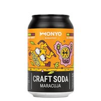 Hozzáadás a kosárhoz MONYO Craft Soda Maracuja 0,33l
