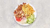 Objednať Kebab tanier a hranolky