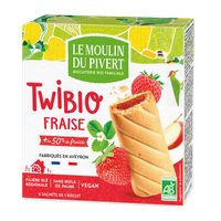 Objednať TWIBIO - biscuits with strawberry filling, organic, 150g