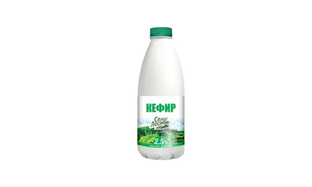 Кефир СЕЛО ЛЕСНОЕ 1% 930г п/у