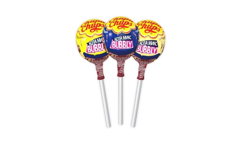 Конфеты Chupa Chups Fruit-tella ассорти 17 г