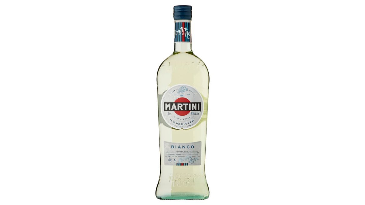 Martini Bianco Aromatyzowany napój na bazie wina 1 l