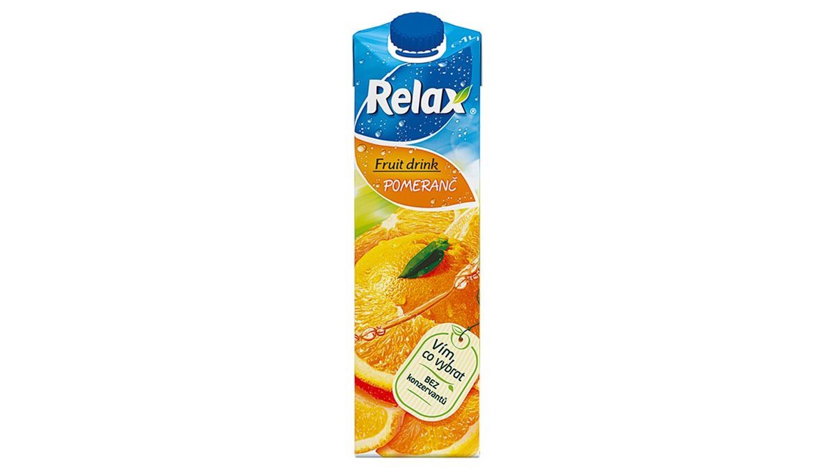 Relax Fruit Drink pomaranč 1 l