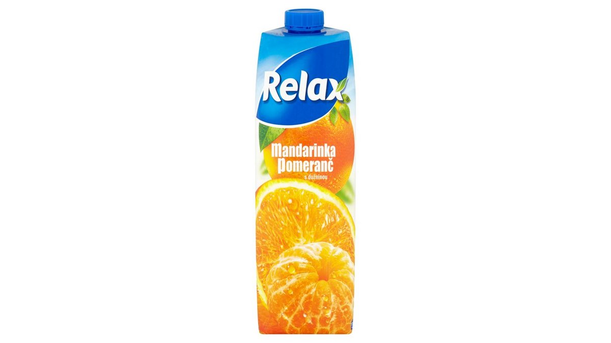 Relax Mandarínka pomaranč s dužinou 1 l