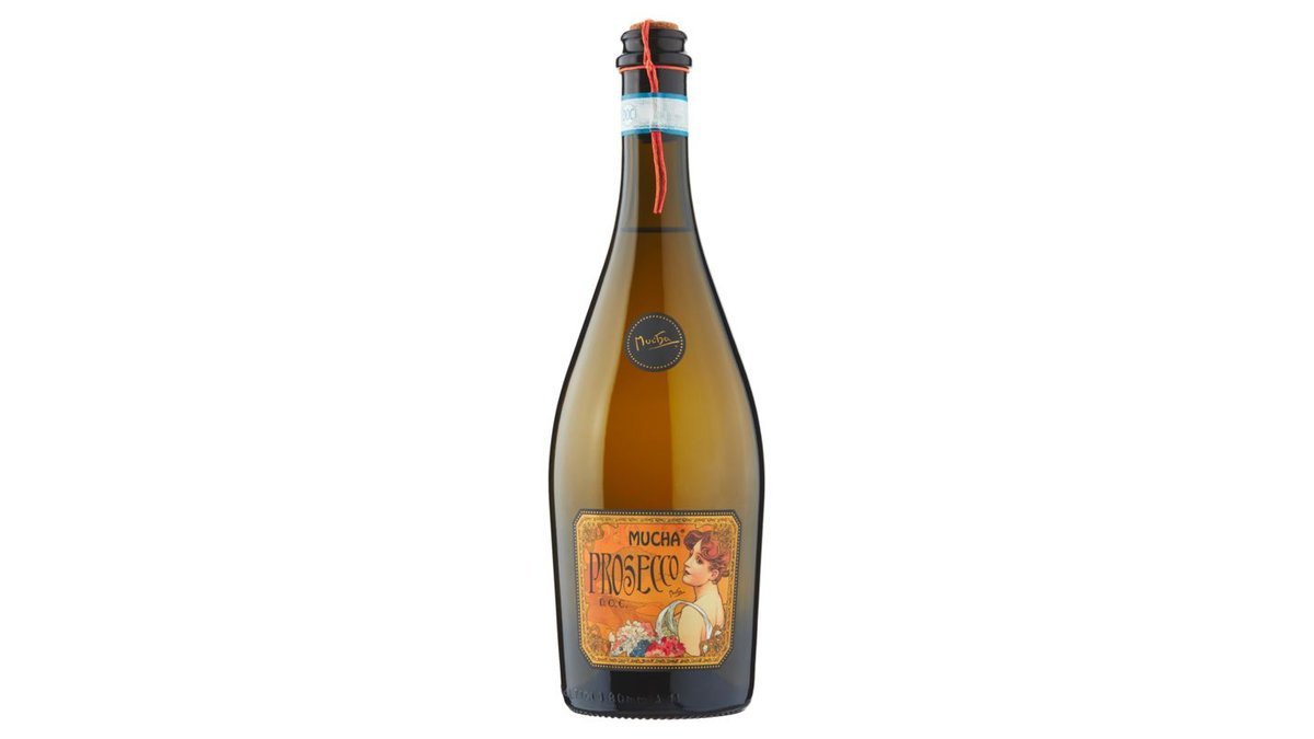 Mucha Prosecco D.O.C. perlivé víno biele 0,75 l