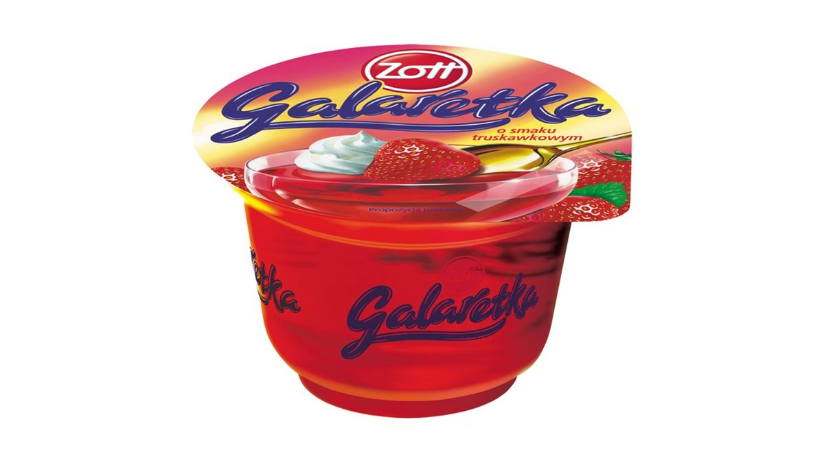 Zott galaretka truskawkowa, 175 g