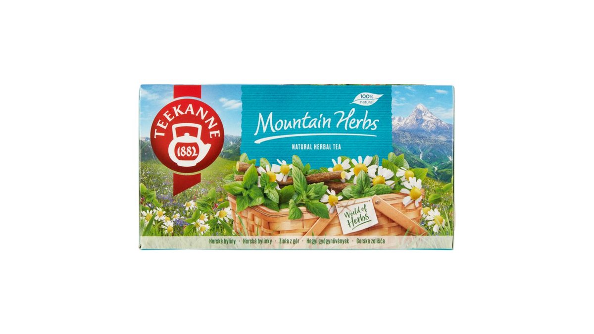 TEEKANNE Horské bylinky, bylinný čaj, 20 vrecúšok, 36 g