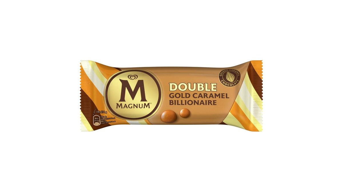 Magnum DOUBLE Caramel Gold Billionaire 85 ml