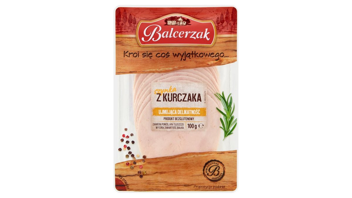 Balcerzak Szynka z kurczaka 100 g