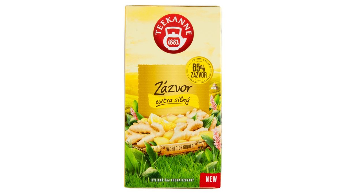 TEEKANNE Ginger Extra Strong, World of Ginger, 20 vrecúšok, 35 g
