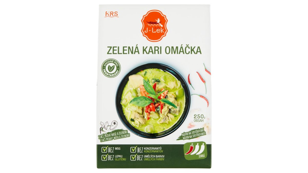 J-Lek Zelená kari omáčka 250 g