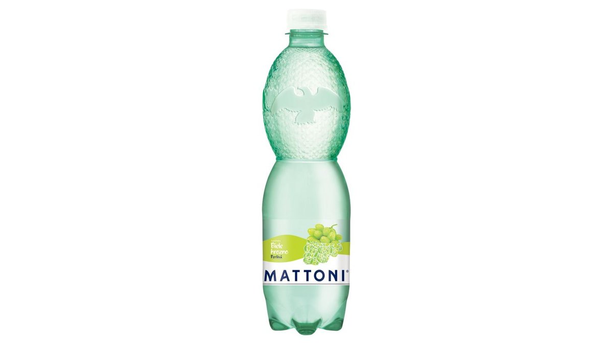 Mattoni S príchuťou biele hrozno perlivá 0,5 l