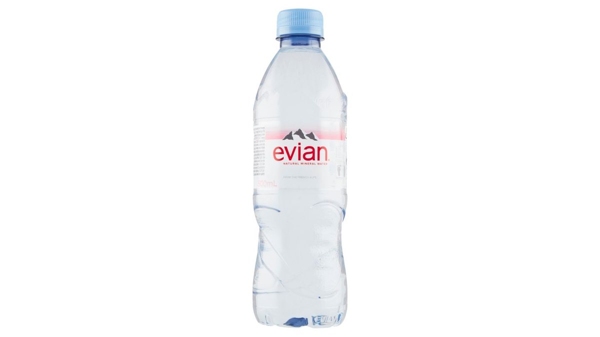 Evian Prírodná minerálna voda nesýtená 500 ml