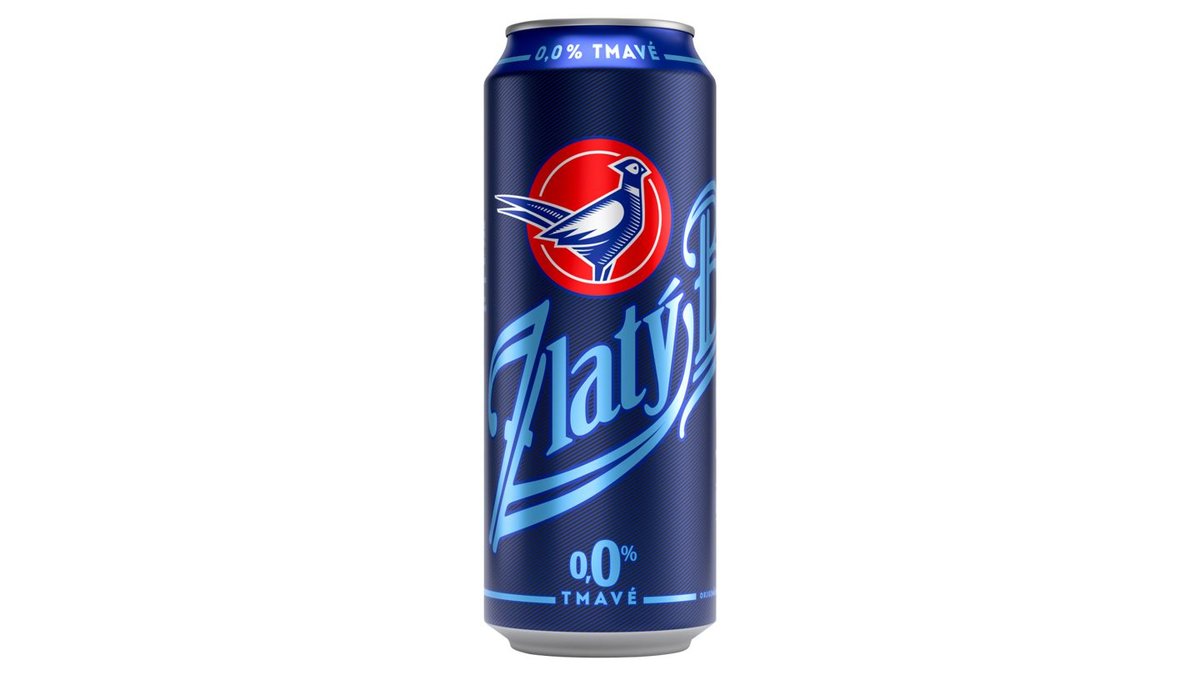 Zlatý Bažant 0,0% tmavé nealkoholické pivo 500 ml