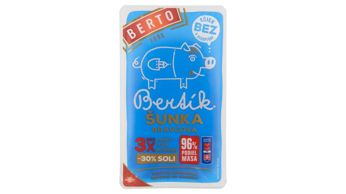 Berto Bertík šunka bravčová 100 g