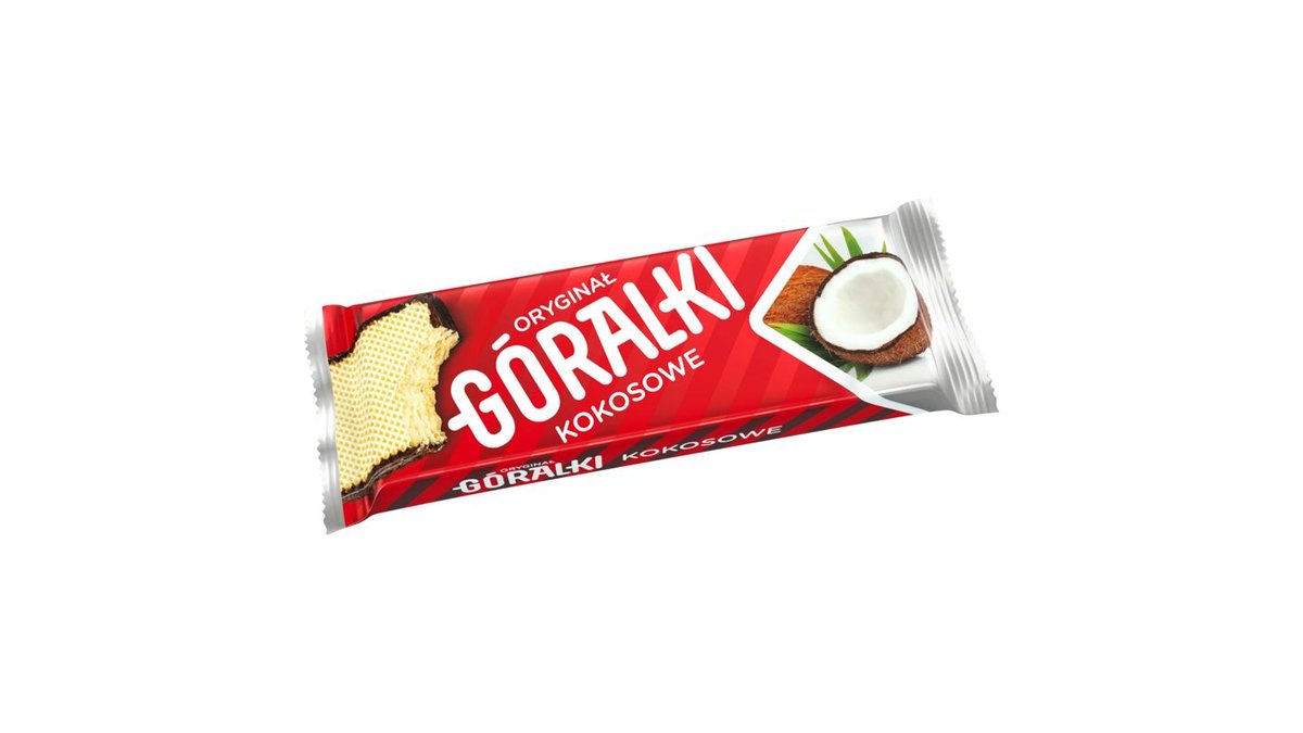 Góralki kokosowe Wafelek w polewie kakaowej z nadzieniem 45 g