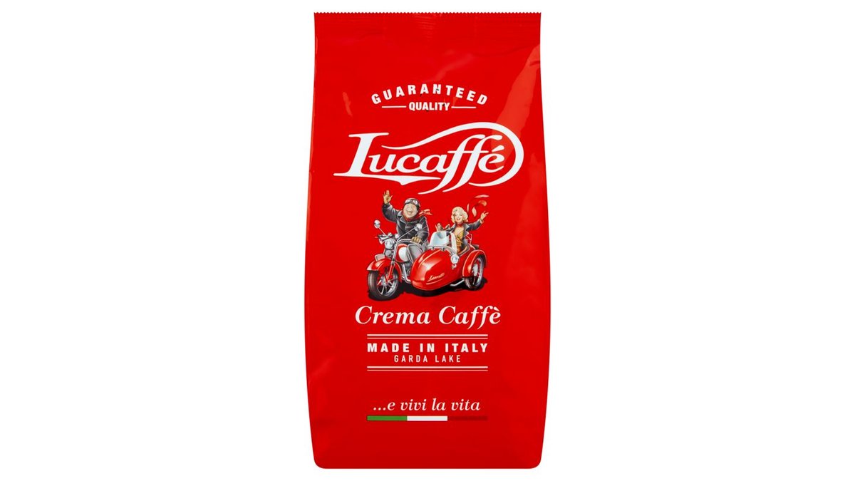 Lucaffé Crema Caffè pražená zrnková káva 500 g
