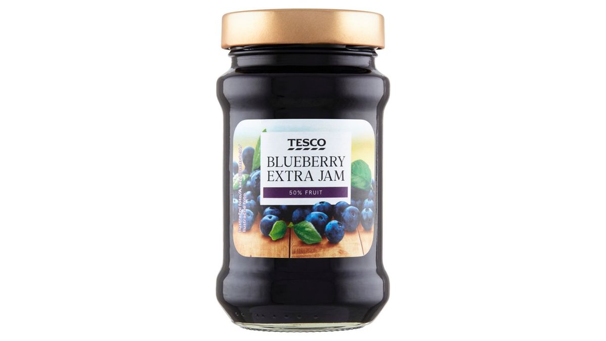 Tesco Extradžem menej sladký čučoriedkový 450 g