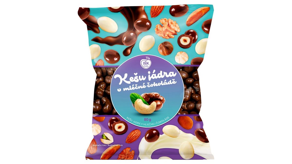 Náhled kategorie SUŠ. PL. KEŠU IBK V MLÉČNÉ ČOKOLÁDĚ 80g