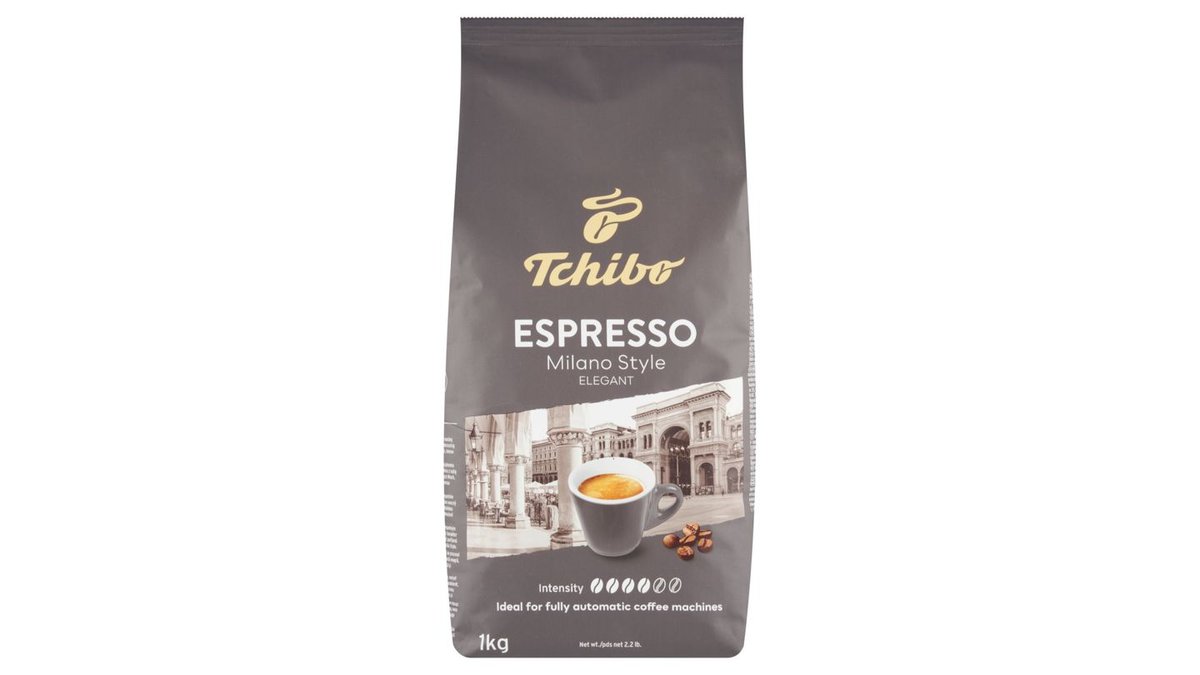Tchibo Espresso Milano Style pražená zrnková káva 1000 g