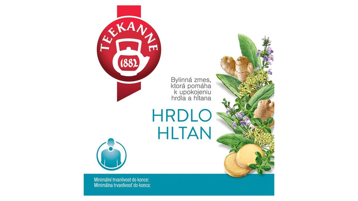 Teekanne Hrdlo, hltan bylinná zmes 10 x 2 g (20 g)