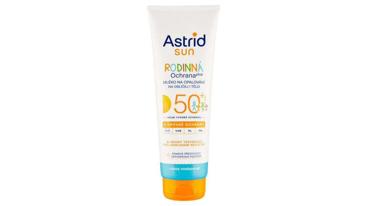 Astrid Sun Rodinné mlieko na opaľovanie SPF 50+ 250 ml