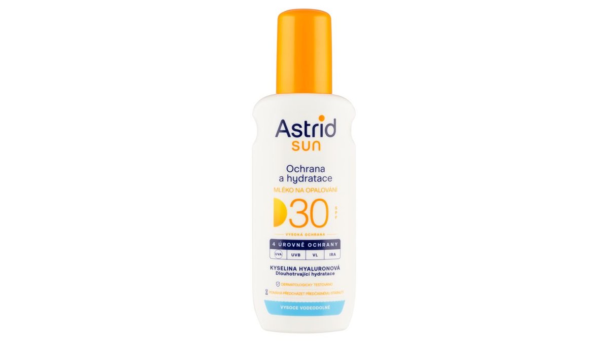 Astrid Sun Hydratačné mlieko na opaľovanie v spreji SPF 30 200 ml