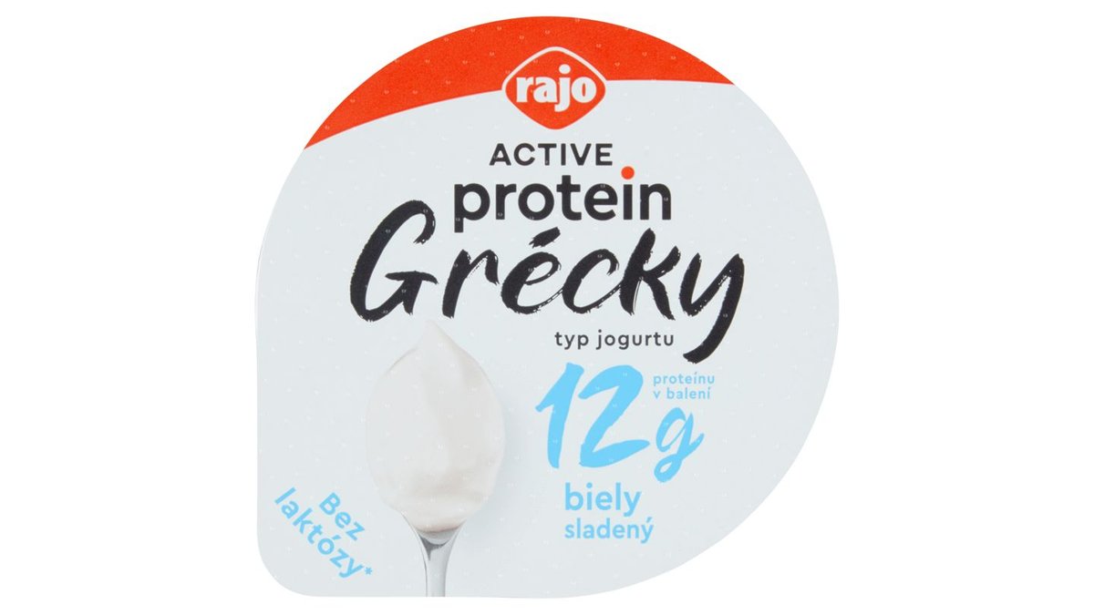 Rajo Active Protein Grécky typ jogurtu biely sladený 150 g