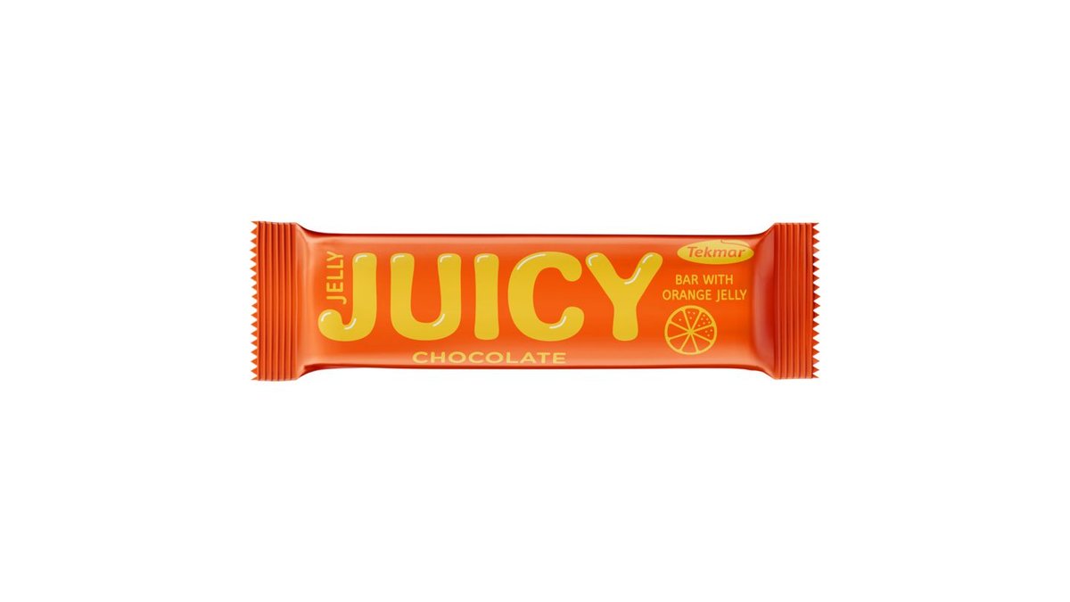 Tekmar Juicy tyčinka s pomarančovým želé v horkej čokoláde 40 g