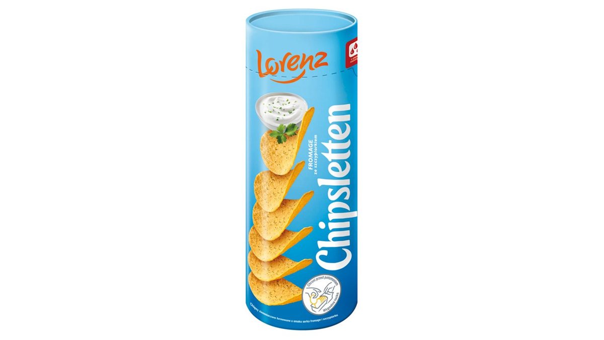 Chipsletten Chipsy ziemniaczane fromage ze szczypiorkiem 100 g