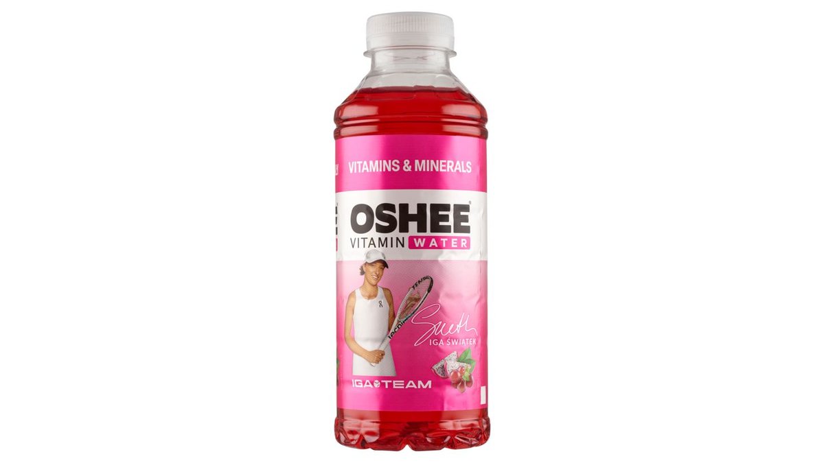 Oshee Vitamin Water Napój niegazowany o smaku czerwonych winogron-dragonfruit 555 ml