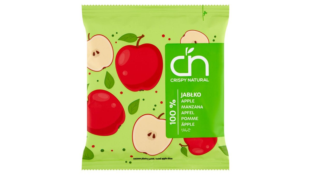 Crispy Natural Suszone plastry z jabłek 18 g