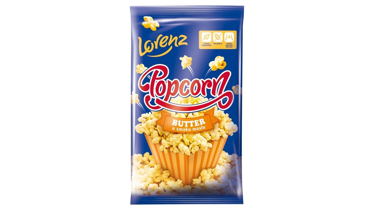 Lorenz Popcorn o smaku masła 90 g