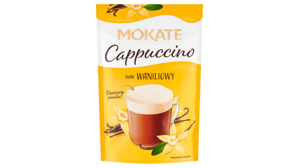 Mokate Cappuccino smak waniliowy 110 g