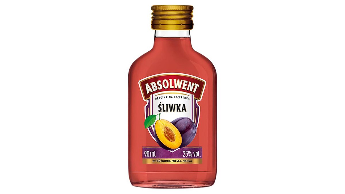 Absolwent Napój spirytusowy śliwka 90 ml