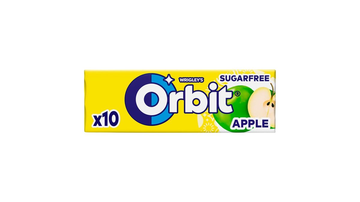 Orbit Apple Guma do żucia bez cukru 14 g (10 drażetek)