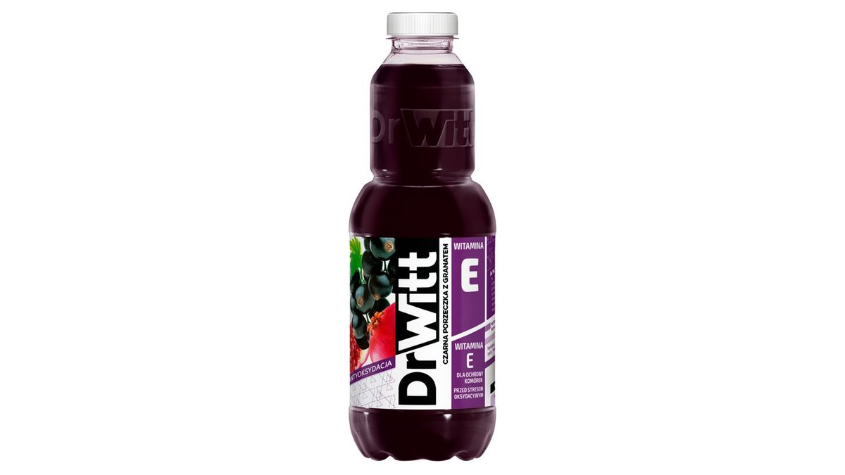 DrWitt Premium Antyoksydacja Napój czarna porzeczka z granatem 1 l