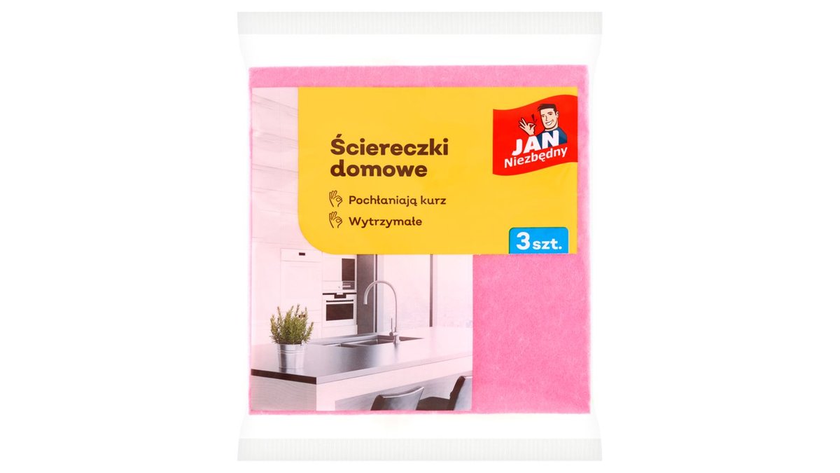 Jan Niezbędny Ściereczki domowe 3 sztuki