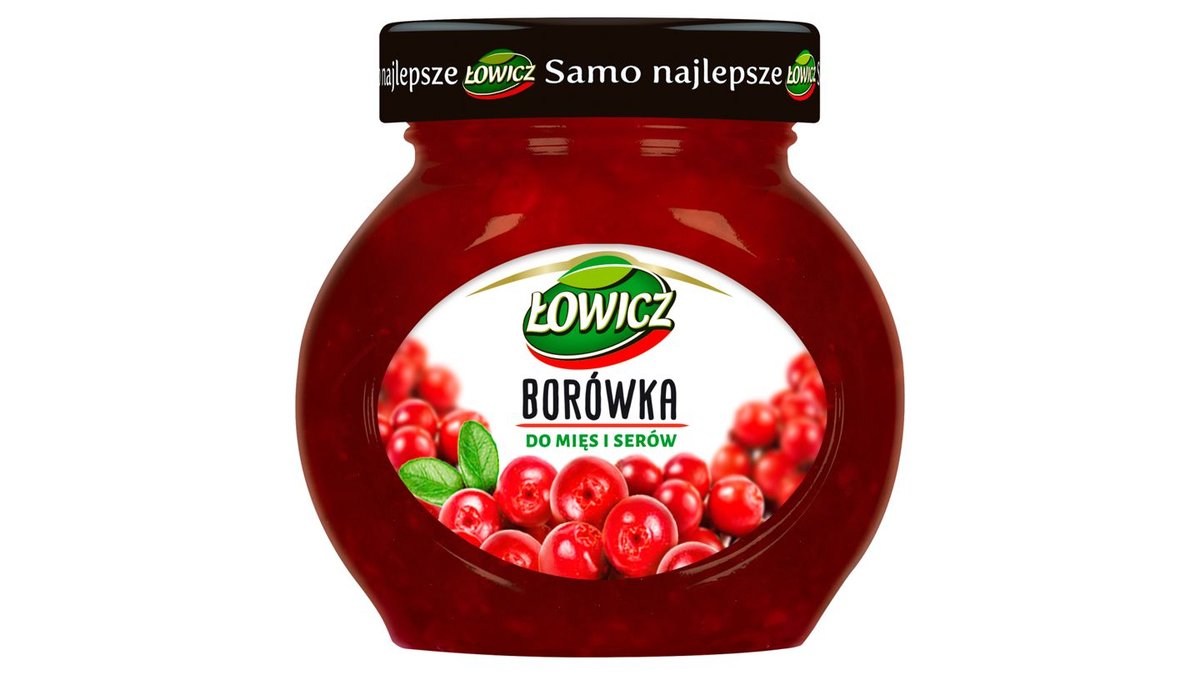 Łowicz Borówka do mięs i serów 230 g