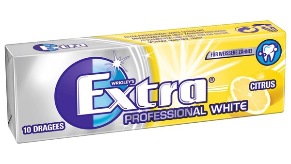 Wrigleys Extra Professional White Citrus 10 Stück, 14 g