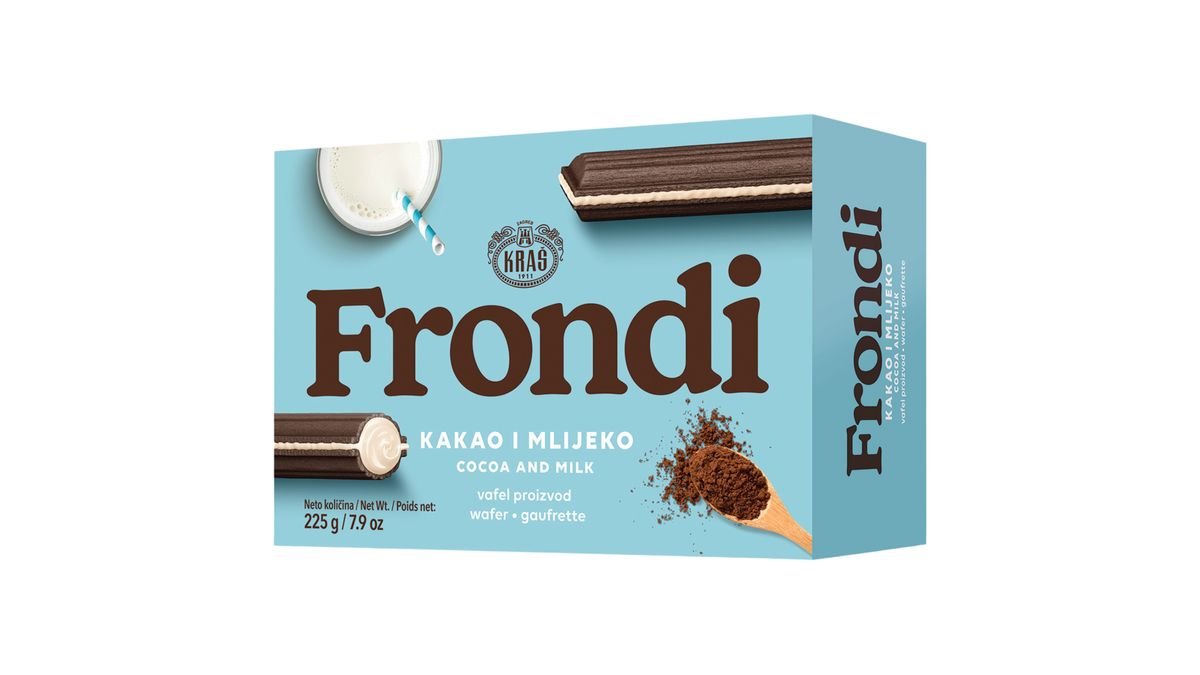 Kraš Frondi vafel kakao i mlijeko 225 g