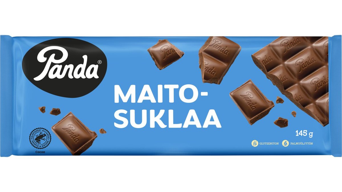 Panda maitosuklaalevy 145g