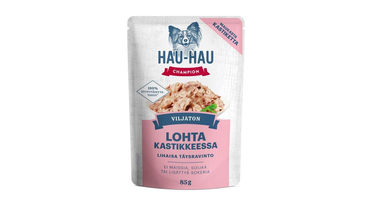 Hau Hau Champion Lohta kastikkeessa 85g