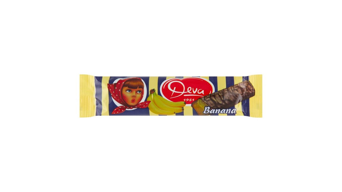 Deva Banana banánové želé máčané v belgickej horkej čokoláde 30 g