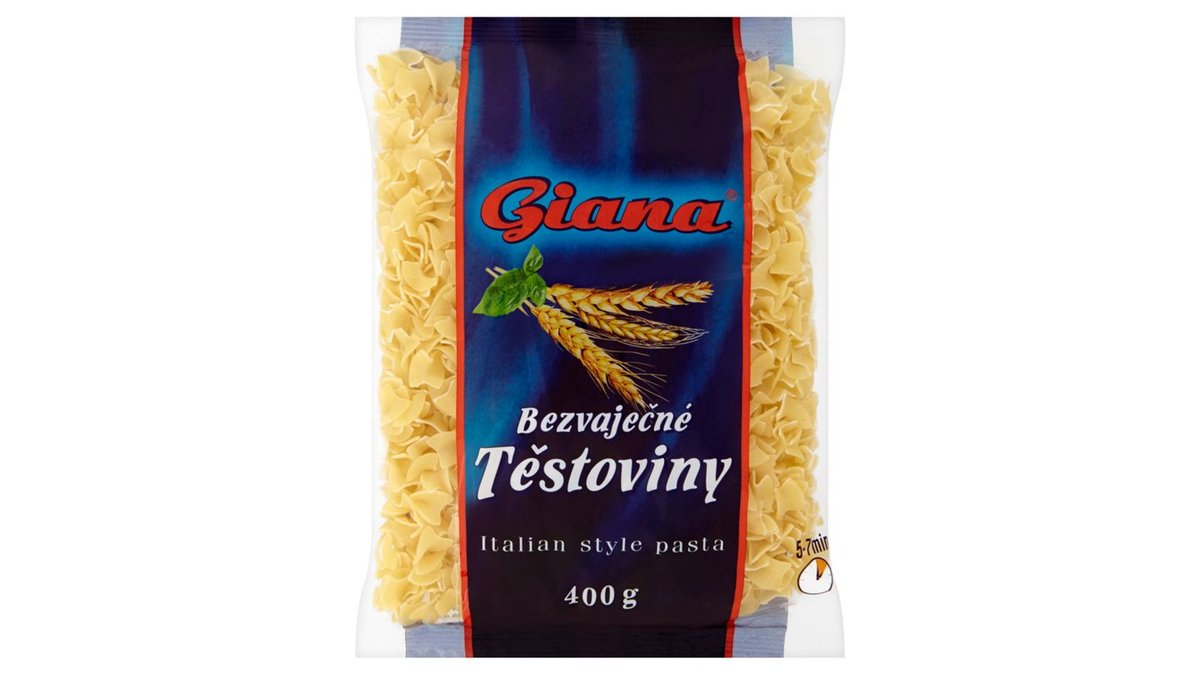 Giana Bezvaječné cestoviny fliačky 400 g