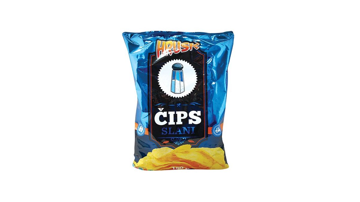 Čips Slani 150g Hrusk