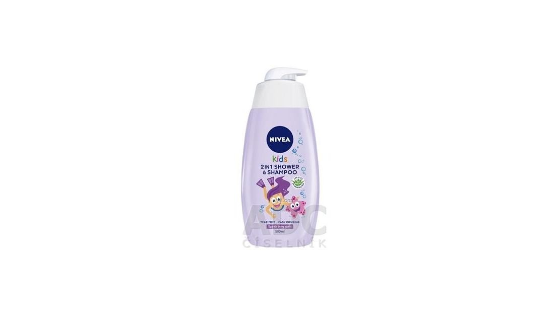 NIVEA Kids 2in1 Detský sprchový gél Girl