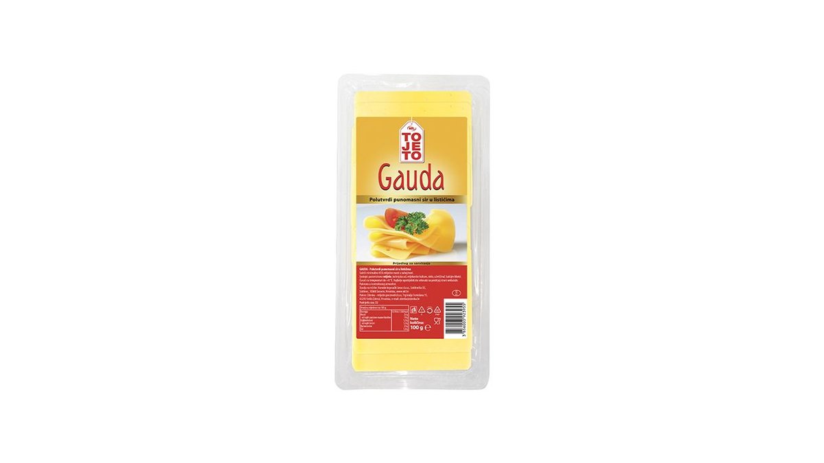 Sir Gouda Rezani 100g Tojeto