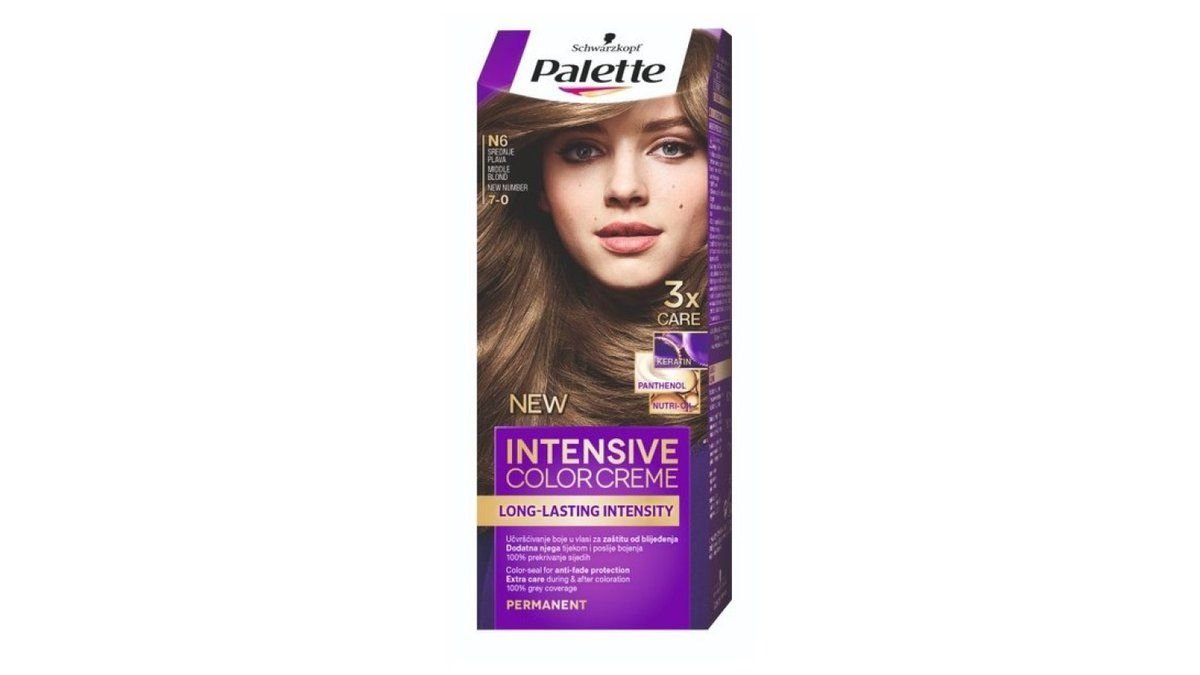Palette Boja Za Kosu n6 srednje plava 7-0